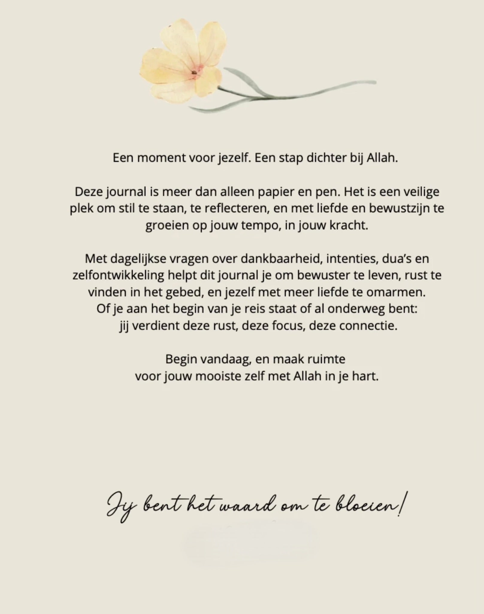 Alhamdulillah, ik ben dankbaar journal